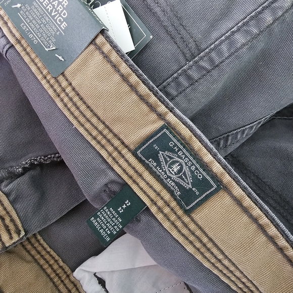 GH Bass & Co. Stretch Canvas Rugged Terrain Service Pant 32x32 Gray Magnet - Picture 7 of 7